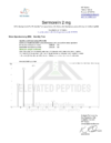 COA SERMORELIN 2mg