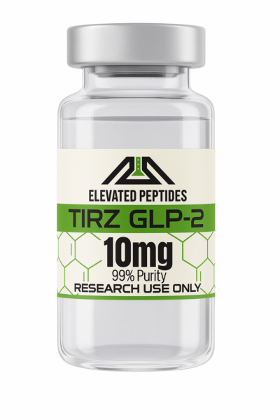graphic of TIRZ 10mg research peptide by elevated peptides