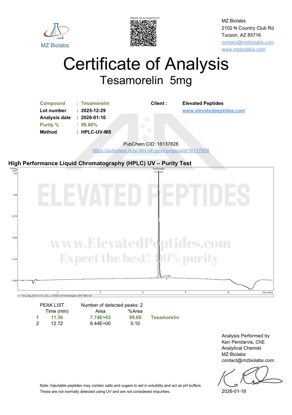 TESAMORELIN 5MG | BOGO - Image 2