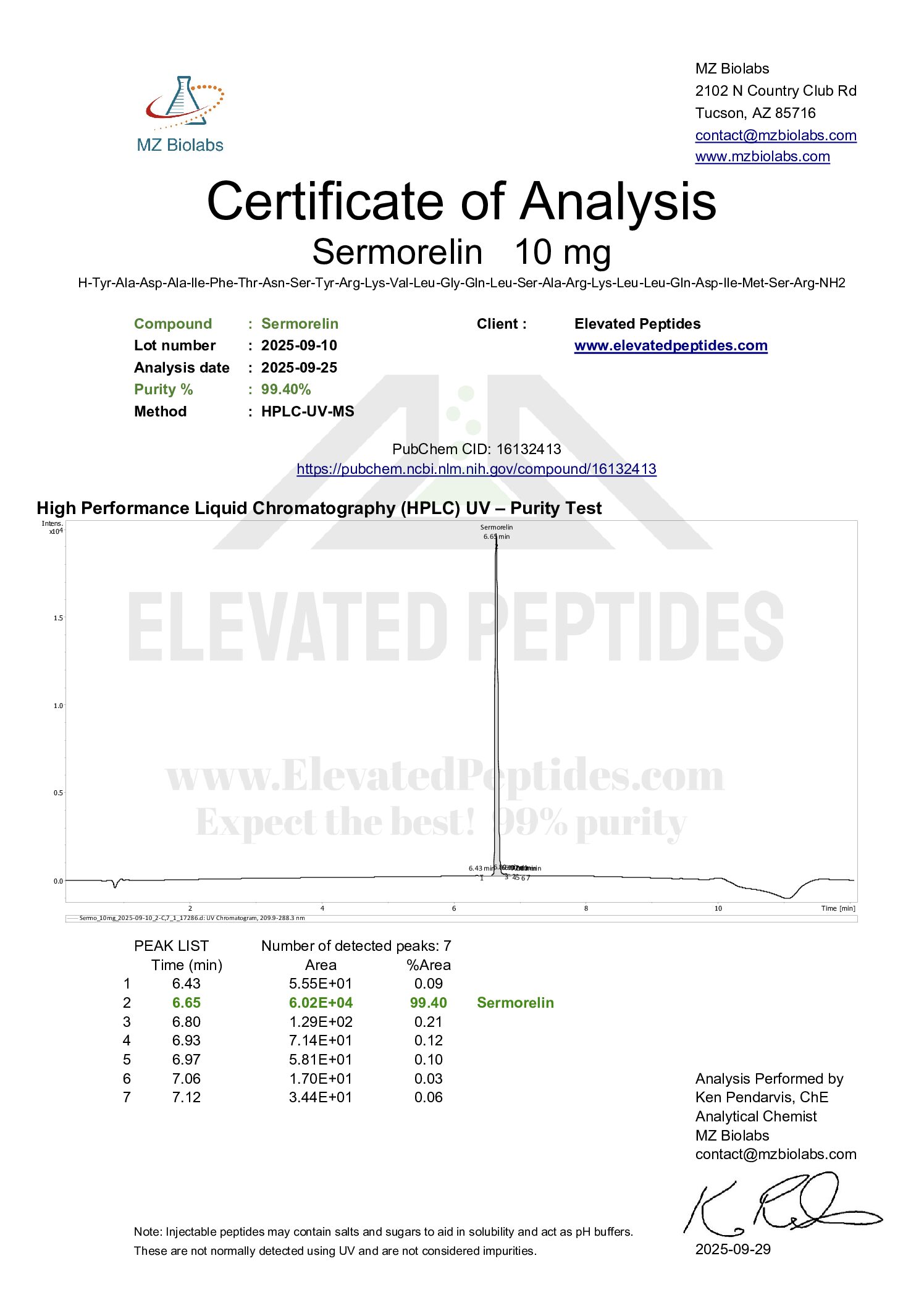 SERMORELIN 10MG | BOGO - Image 2